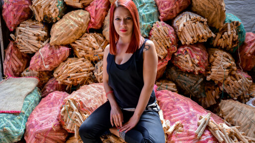 Pedro Kibaszott Vörös Hajú Yuly Perdomo