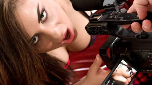 Flexibele Oekraïense Tiener Houdt Van Seks Op De Bank